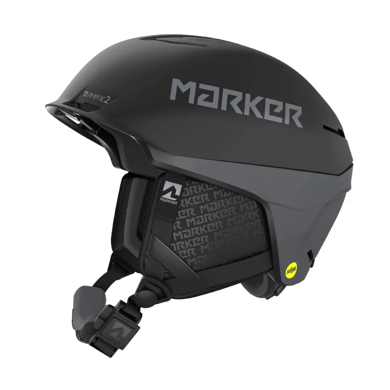 Marker Ampire 2 MIPS Ski and Snowboard Helmet In Black/Grey